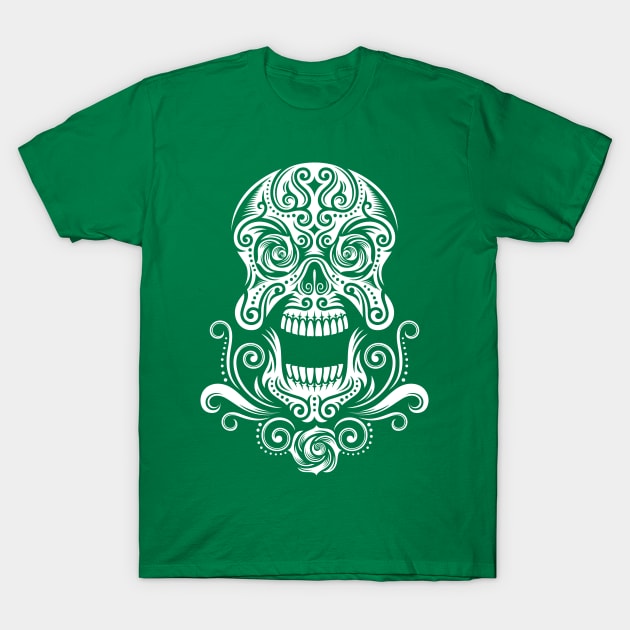 Skull Tattoo T-Shirt by CryptoTextile